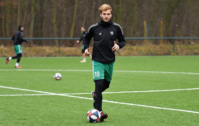 Páteční trénínk již s Matějem Pulkrabem