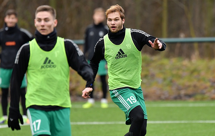 Páteční trénínk již s Matějem Pulkrabem