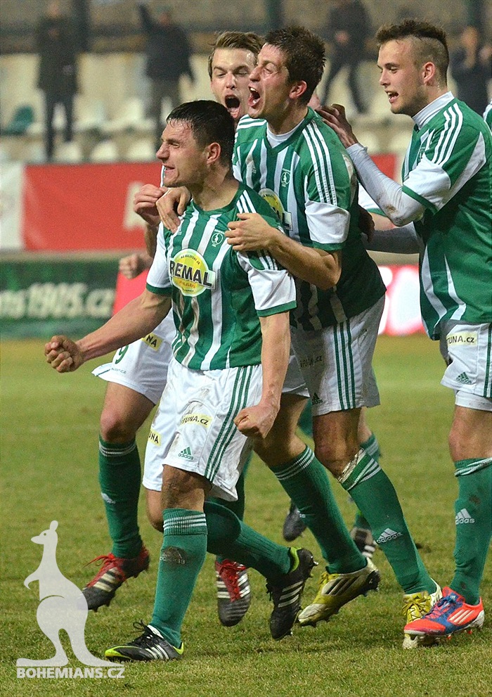 Bohemians Praha 1905 - FC Fastav Zlín 2:1 (1:0)