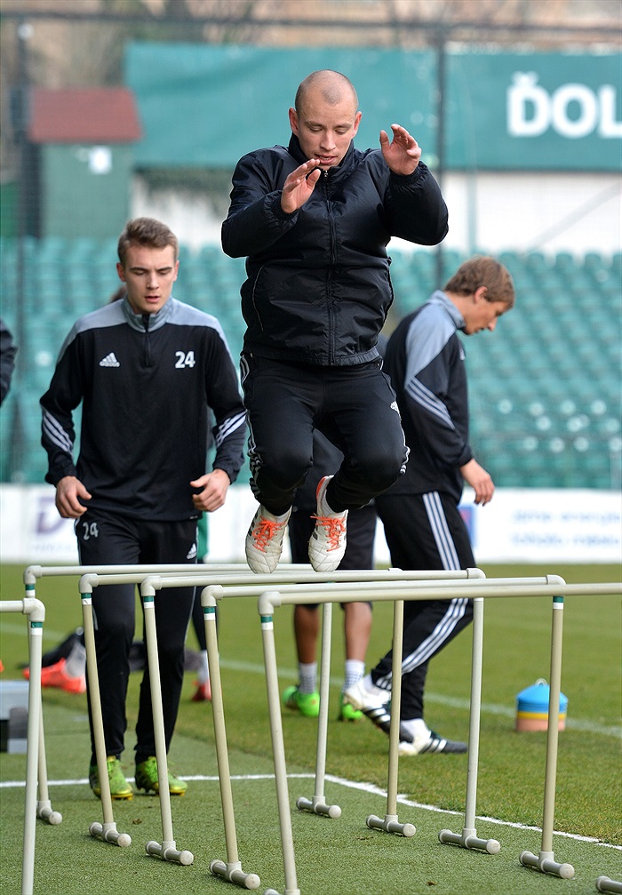 Čtvrteční trénink v Ďolíčku