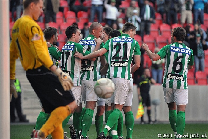 Bohemians 1905 - FC Zbrojovka Brno 2:1 (2:0)