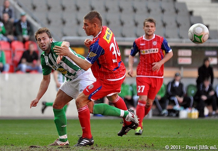 Bohemians 1905 - FC Zbrojovka Brno 2:1 (2:0)