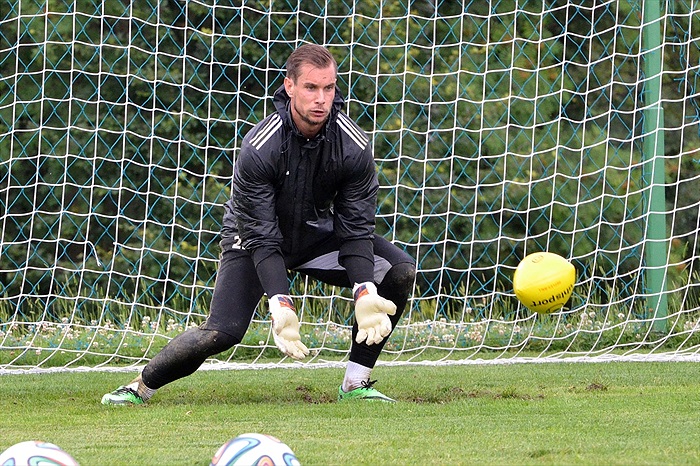 Brankářský trénink - Břízky, léto 2014