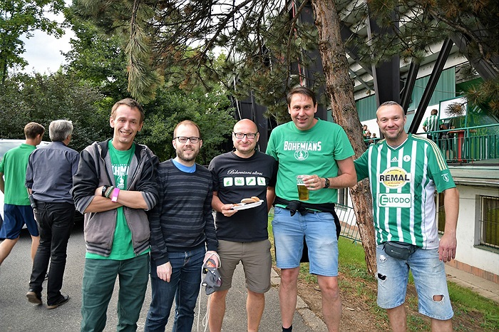 Dění na tribunách: Bohemians - Mladá Boleslav