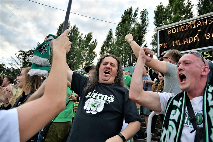 Dění na tribunách: Bohemians - Mladá Boleslav