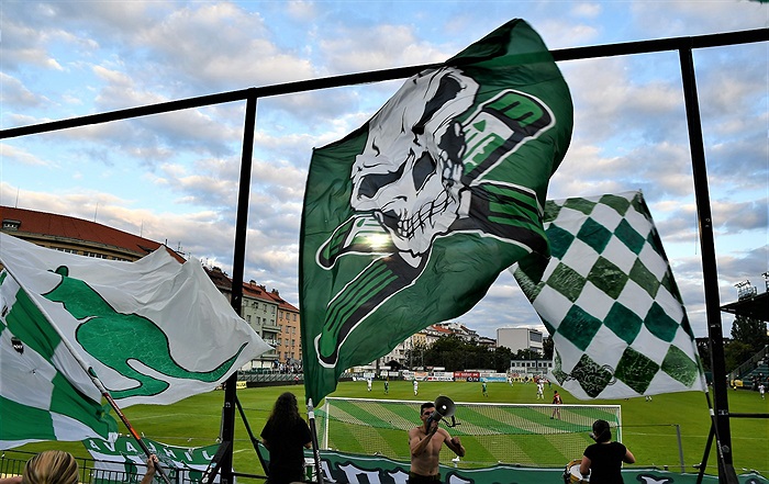 Dění na tribunách: Bohemians - Mladá Boleslav