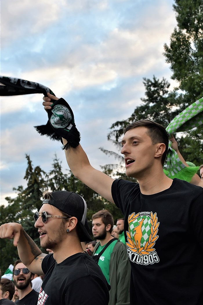 Dění na tribunách: Bohemians - Mladá Boleslav
