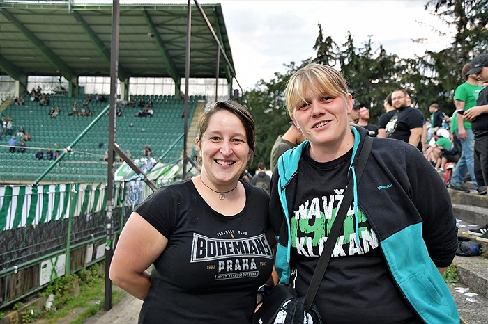 Dění na tribunách: Bohemians - Mladá Boleslav