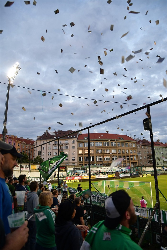 Dění na tribunách: Bohemians - Mladá Boleslav