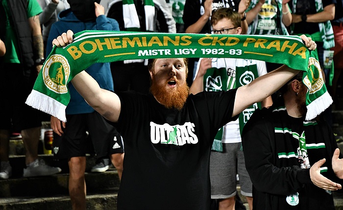 Dění na tribunách: Bohemians - Mladá Boleslav