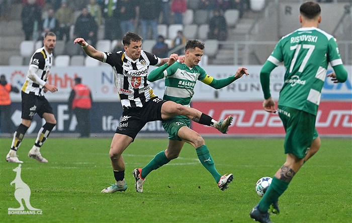 Hradec Králové - Bohemians 2:2 (1:0)