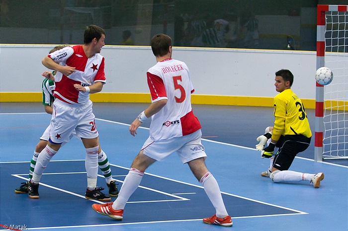 Finále pražského poháru ve futsale Bohemians 1905 - Slavie 3:4 po prodloužení