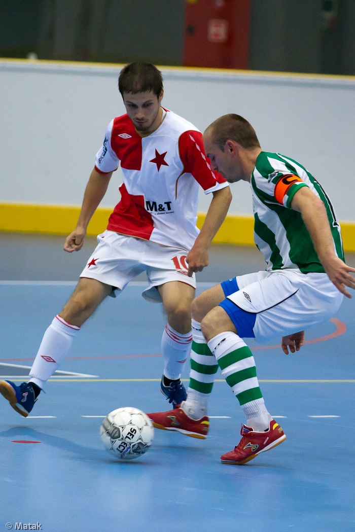 Finále pražského poháru ve futsale Bohemians 1905 - Slavie 3:4 po prodloužení