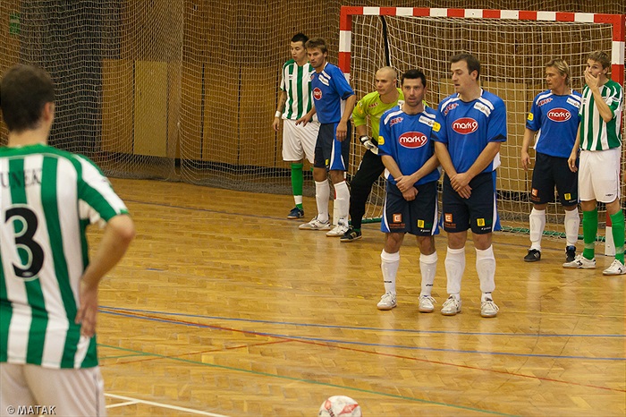 Utkání první ligy ve futsale Mělník  - Bohemians 1905 6:2