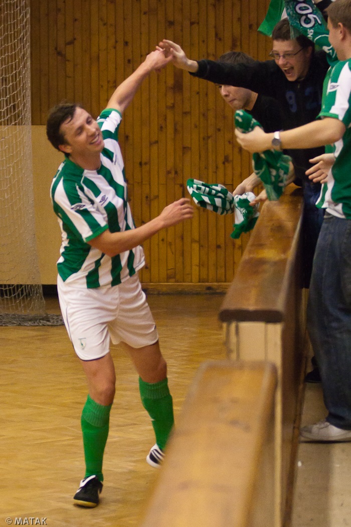 Utkání první ligy ve futsale Mělník  - Bohemians 1905 6:2