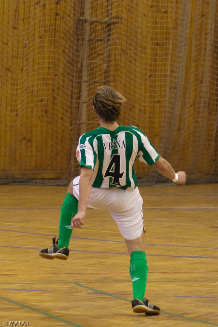 Utkání první ligy ve futsale Mělník  - Bohemians 1905 6:2