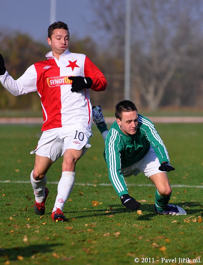 Slavia Praha B - Bohemians 1905 B 6:0 (3:0)