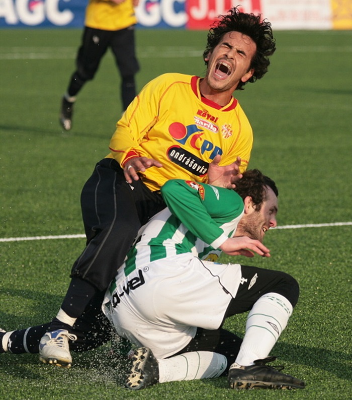 Petr Kunášek - zlý muž zápasu.