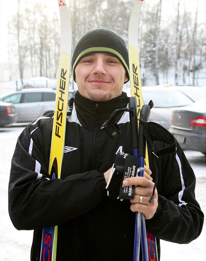 Josef Jindřišek se chystá na svoji oblíbenou disciplínu.