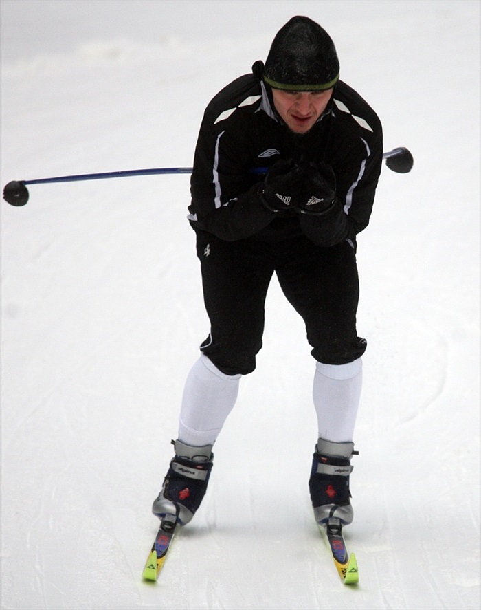 Nejrychlejší běžkař - Pepa Jindřišek.