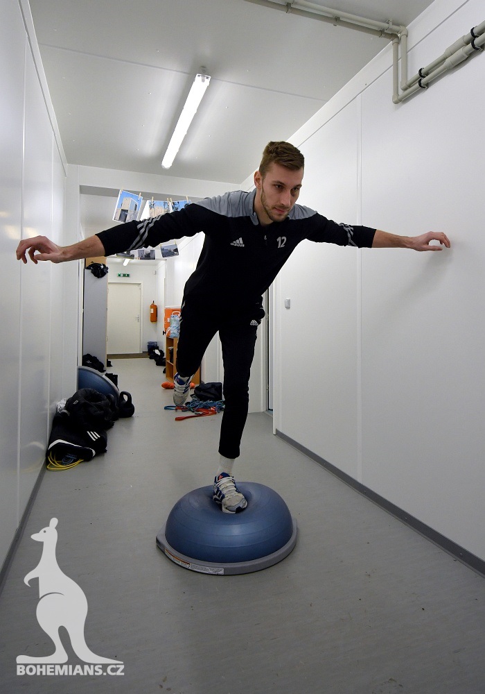 První trénink Michala Bárty