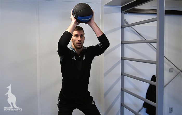 První trénink Michala Bárty