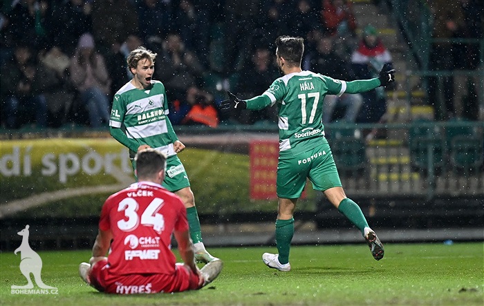 Bohemians - Pardubice 2:0 (1:0)