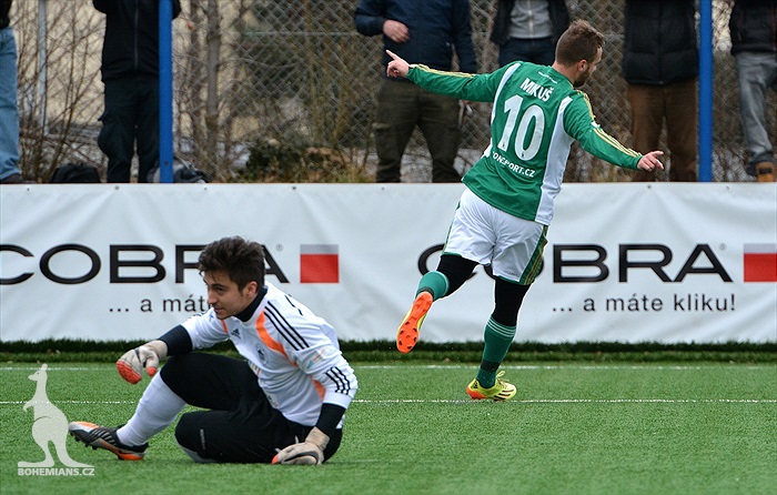 Bohemians Praha 1905 - FK Kolín 8:2 (3:1)
