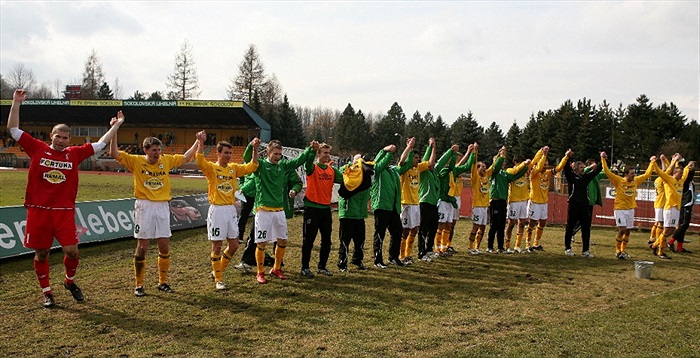 Děkovačka s fanoušky