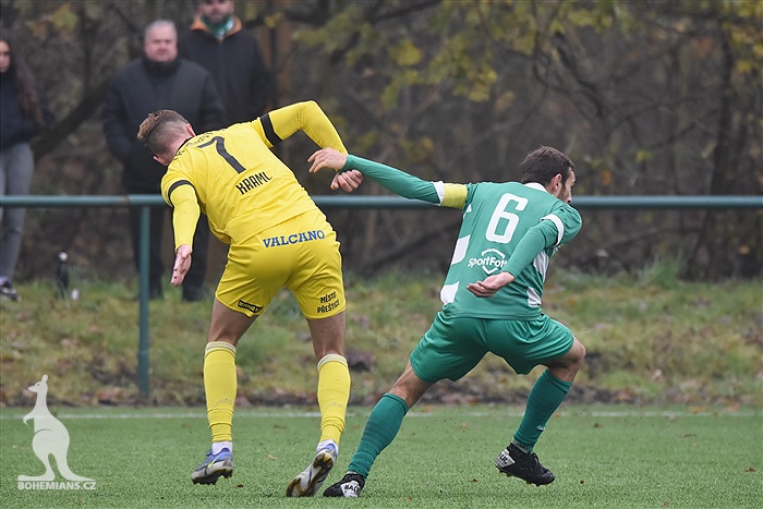 Bohemians B - Přeštice 1:1 (0:0)