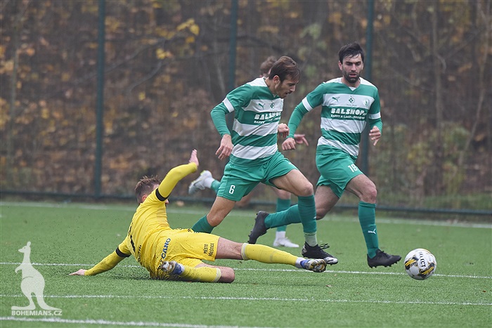 Bohemians B - Přeštice 1:1 (0:0)