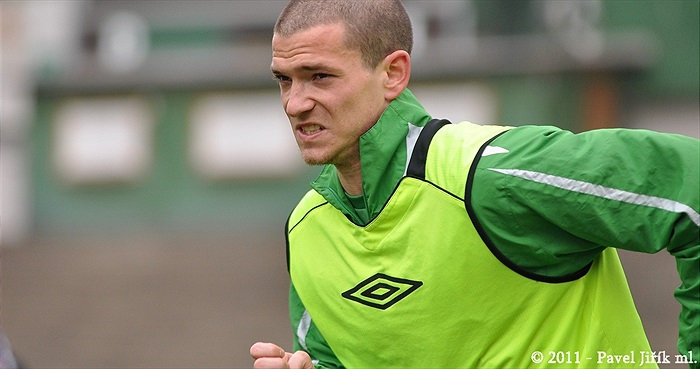 Trénink před utkáním s Baníkem Ostrava