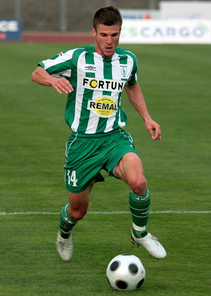 Lukáš Marek v útočné akci.