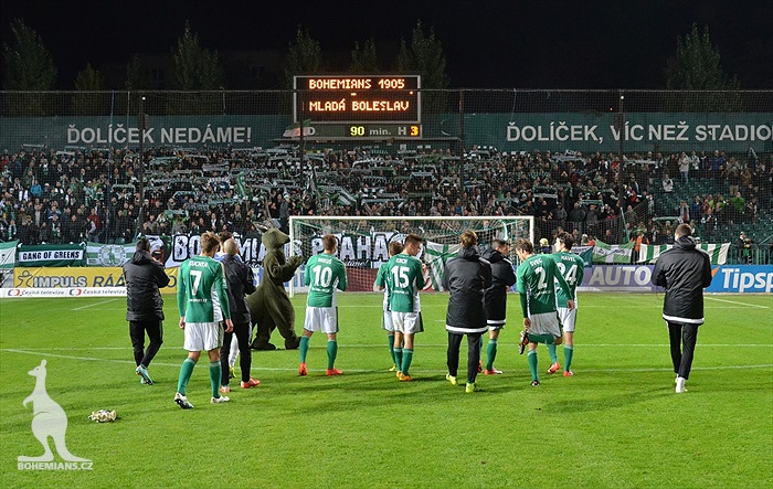 Bohemians Praha 1905 - FK Mladá Boleslav 1:3 (0:2)