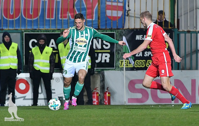 Bohemians Praha 1905 - FC Zbrojovka Brno 1:0 (0:0)