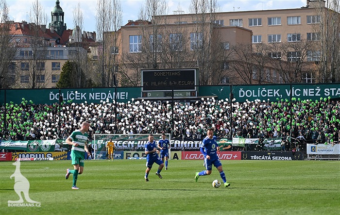 Bohemians - Mladá Boleslav 4:0 (1:0)
