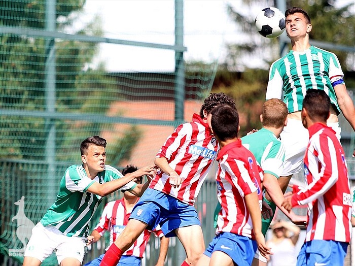 Zápas Bohemky U16 s Atléticem Madrid