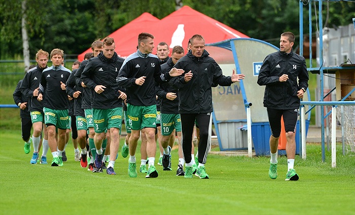 Páteční deštivý trénink