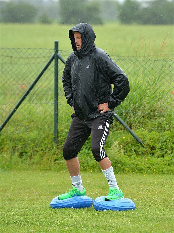 Páteční deštivý trénink