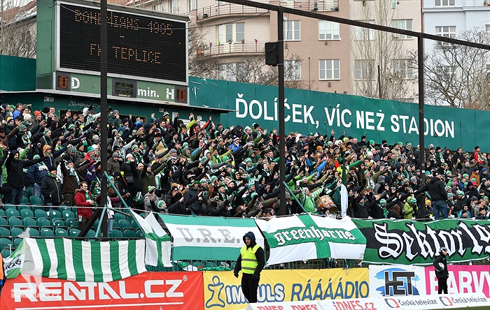 Bohemians Praha 1905 - FK Teplice 2:0 (0:0)