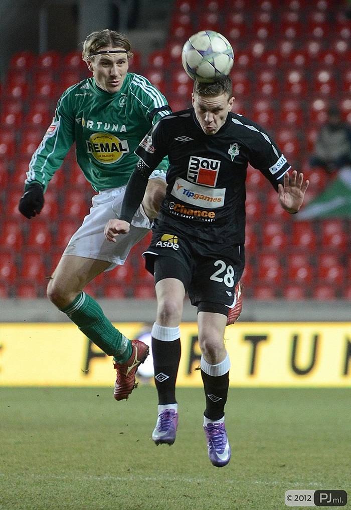 Bohemians 1905 - FK Jablonec 1:2 (0:1)