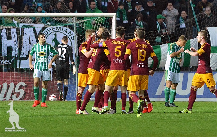 Bohemians Praha 1905 - FK Dukla Praha 1:2 (1:0)