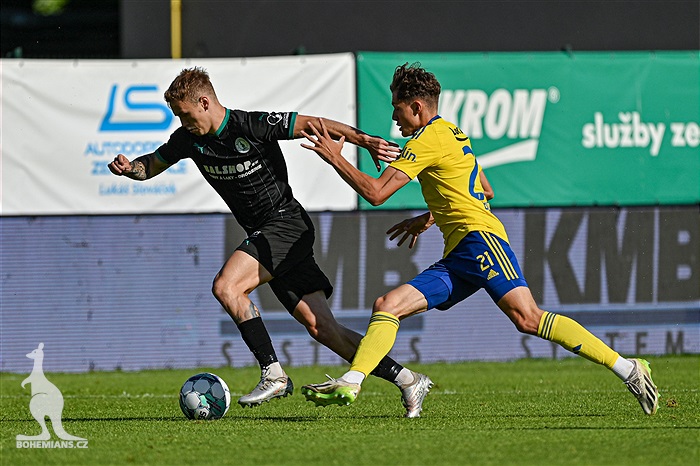 Zlín - Bohemians 1:2 (1:1)
