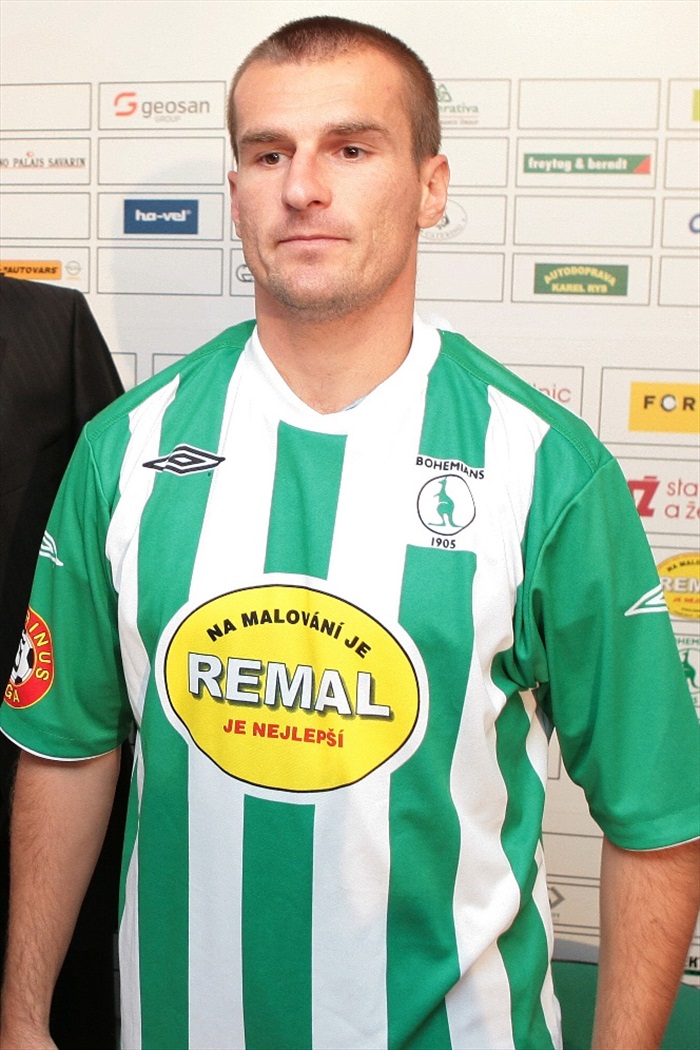 Marek Nikl v dresu Bohemians.