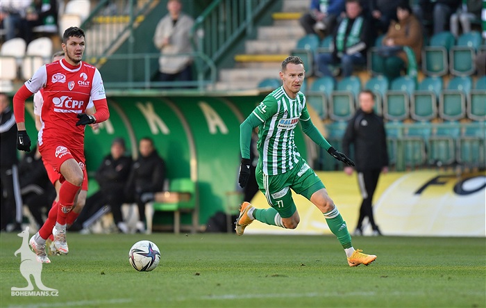 Bohemians - Pardubice 1:2 (0:1)