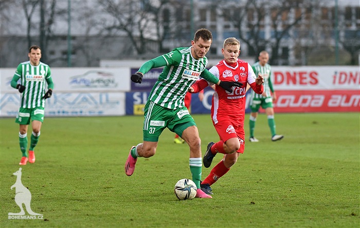 Bohemians - Pardubice 1:2 (0:1)