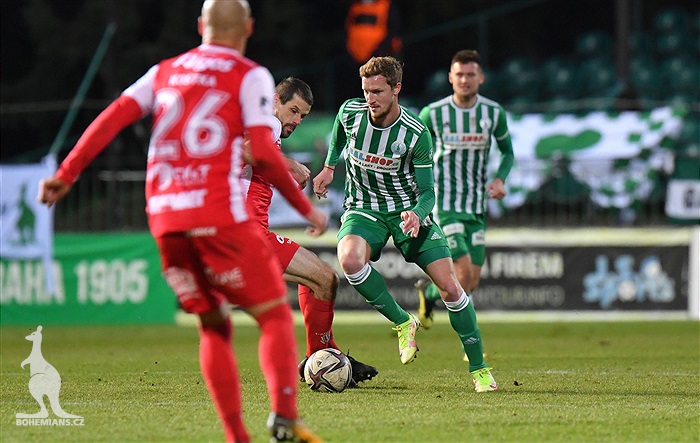 Bohemians - Pardubice 1:2 (0:1)