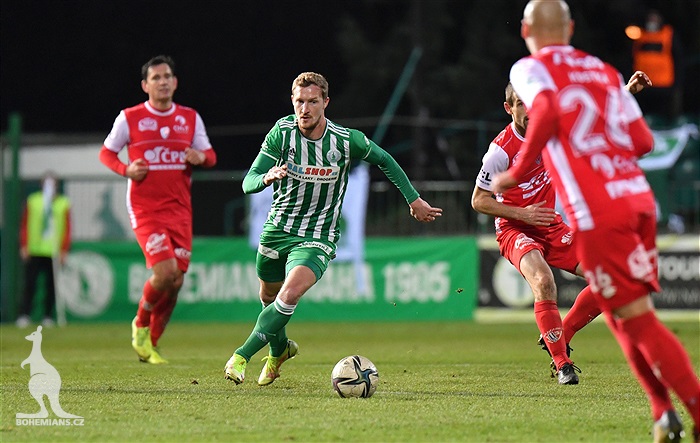 Bohemians - Pardubice 1:2 (0:1)