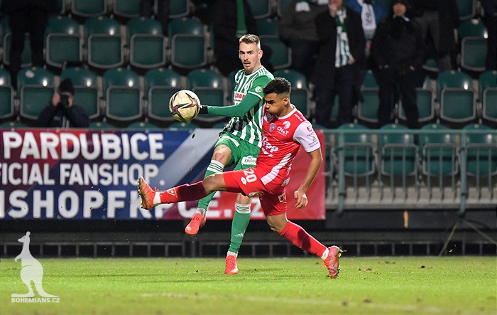 Bohemians - Pardubice 1:2 (0:1)