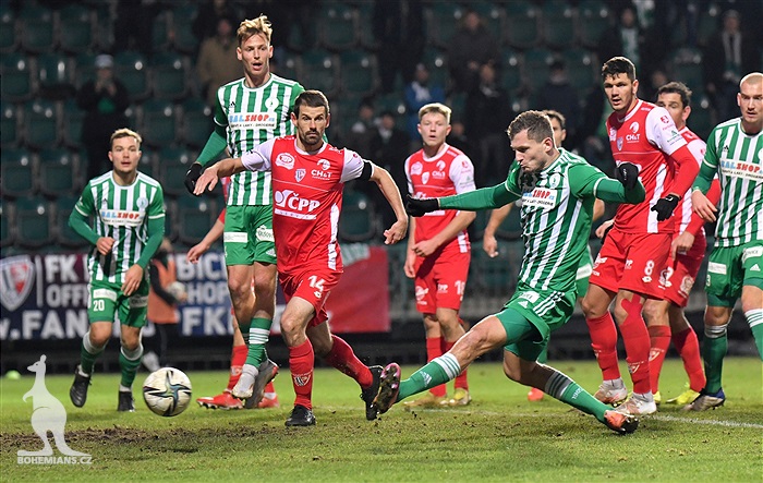 Bohemians - Pardubice 1:2 (0:1)